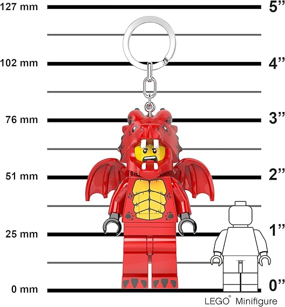 Lego Iconic Dragon Suit Guy Key Light