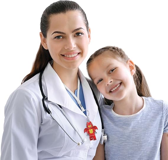 Lego Iconic Dragon Suit Guy Key Light