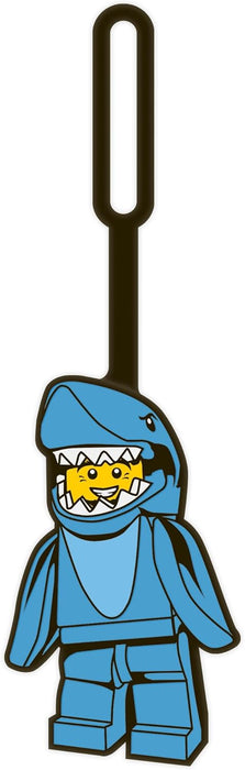 Lego Iconic Shark Suit Guy Luggage Tag