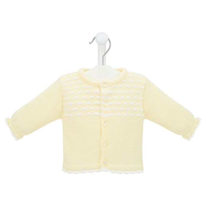 Dandelion Lemon/White Dash Cardigan