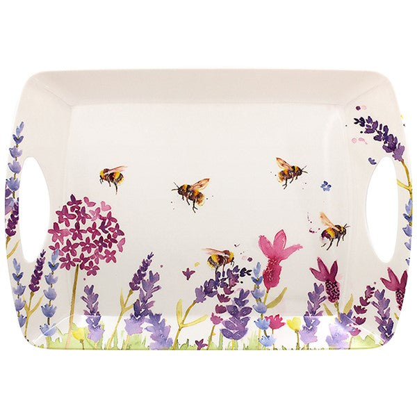 The Leonardo Collection Lavender & Bees Large Tray
