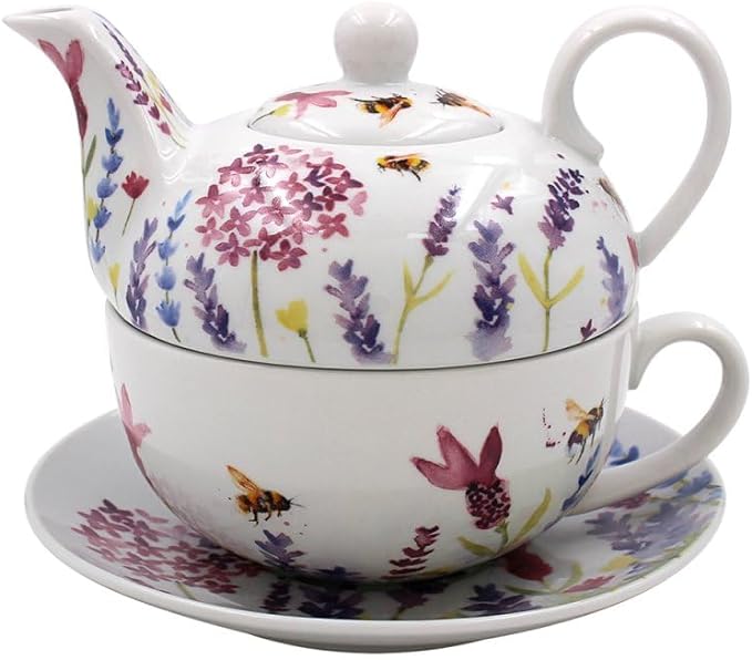 The Leonardo Collection Lavender & Bees Tea For One