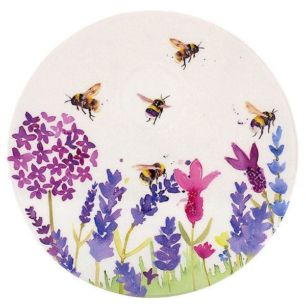 The Leonardo Collection Lavender & Bees Ceramic Trivet