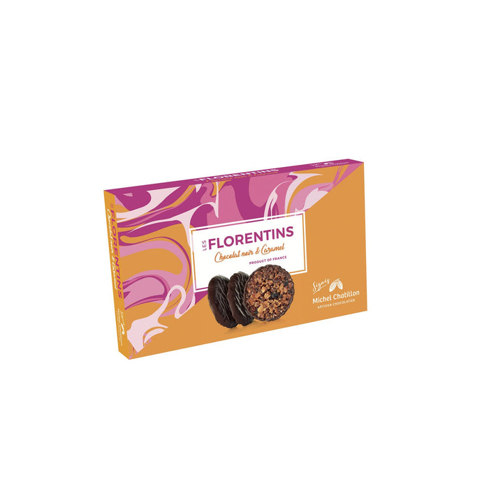 Les Florentins Caramel In Dark Chocolate Florentines