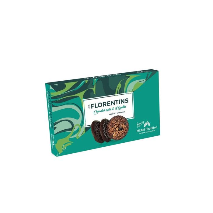 Les Florentins Mint In Dark Chocolate Florentines