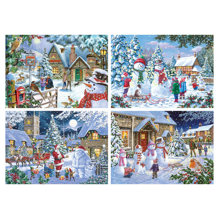 Let It Snow Jigsaw Puzzles 4 x 500 Piece