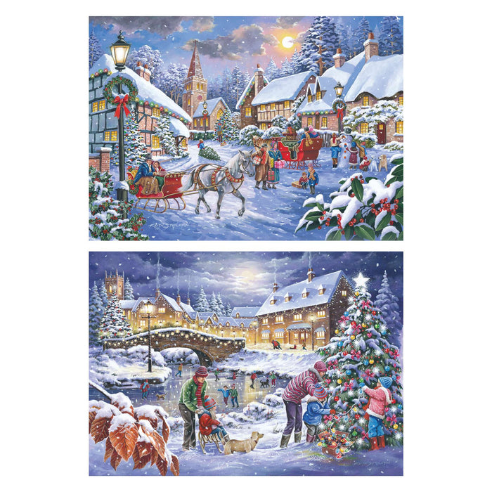 Christmas Is Coming Jigsaw Puzzles 4 x 500 Piece
