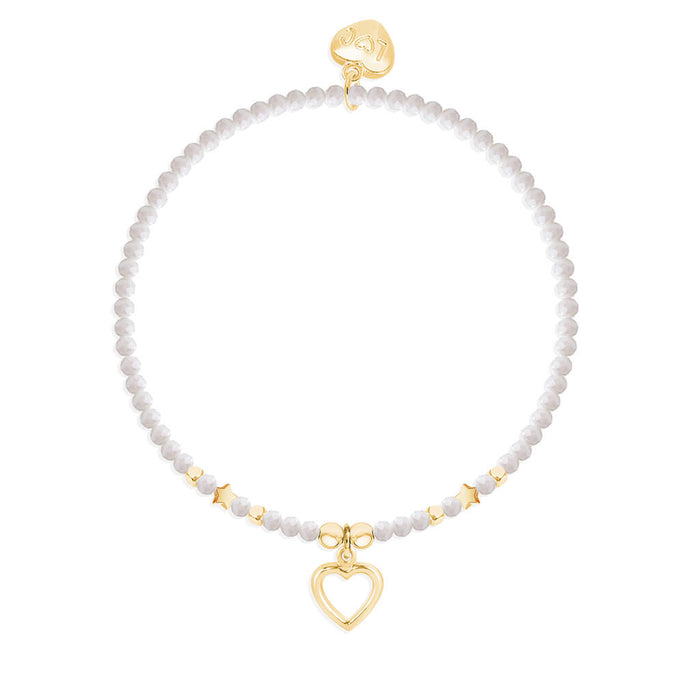 Life Charms Beautiful Friend Crystal Charm Bracelet On A Hanging Card