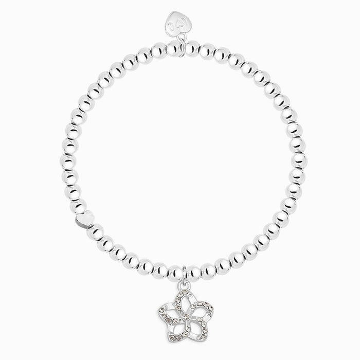 Life Charms Silver Step Mum Bracelet