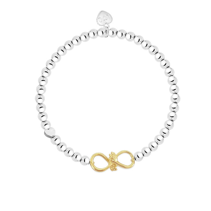 Life Charms Silver Welsh Cwtch (Cuddle) Bracelet