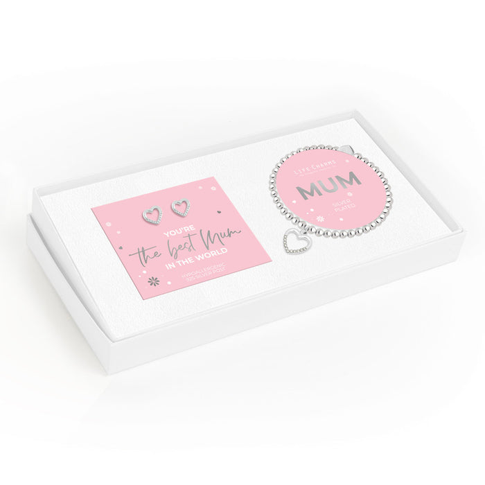 Life Charms Silver Mother's Day Gift Set