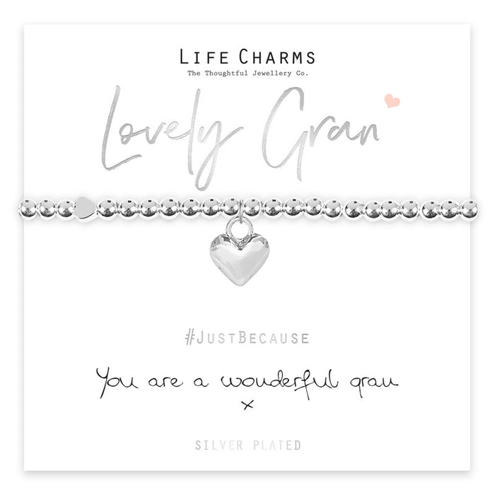 Life Charms You Are A Wonderful Gran Silver Bracelet