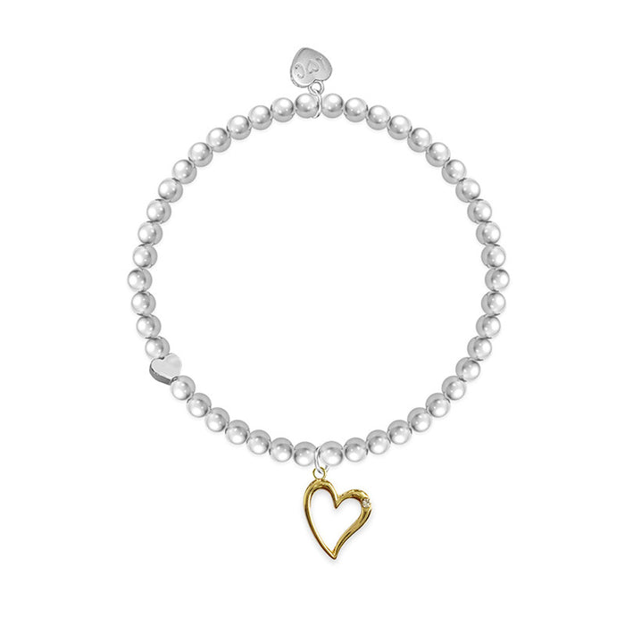 Life Charms I'm Missing You Gold Bracelet