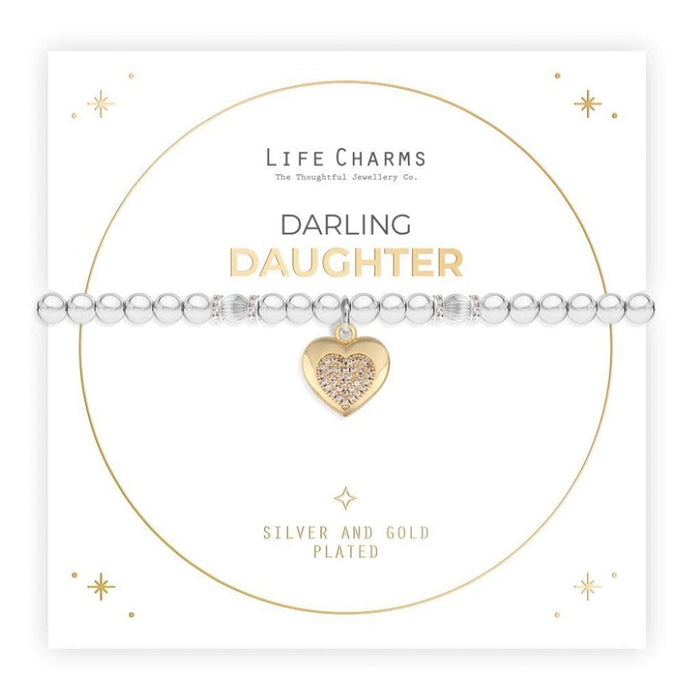 Life Charms Darling Daughter Christmas Sleeve Bracelet