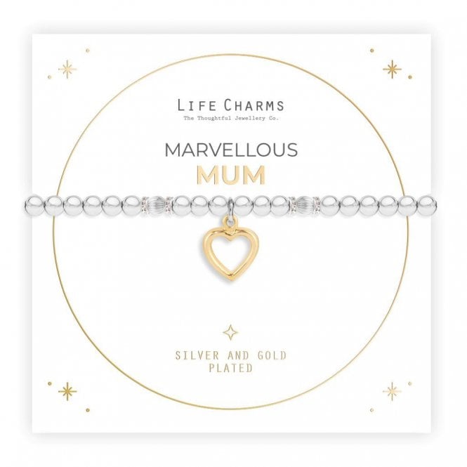 Life Charms Marvellous Mum Christmas Sleeve Bracelet