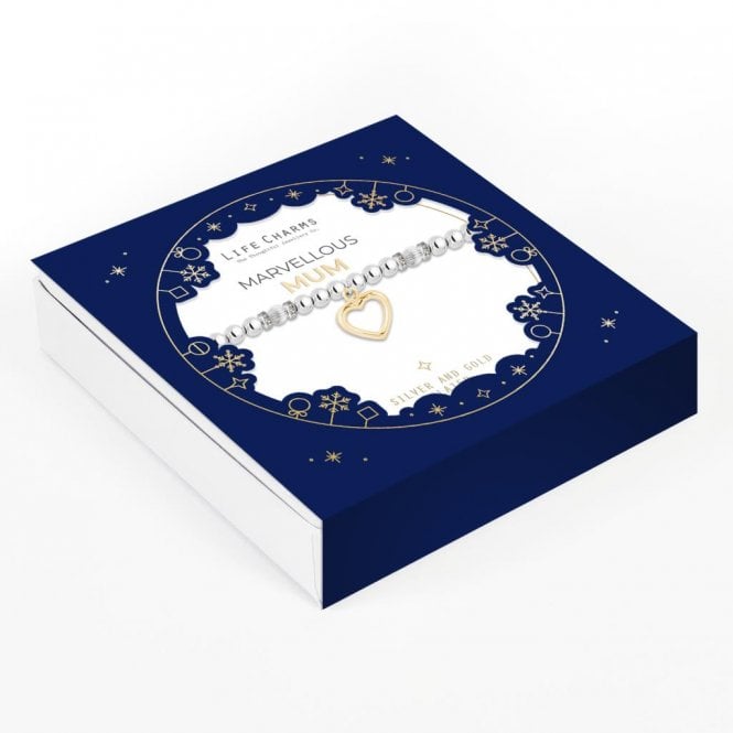 Life Charms Marvellous Mum Christmas Sleeve Bracelet