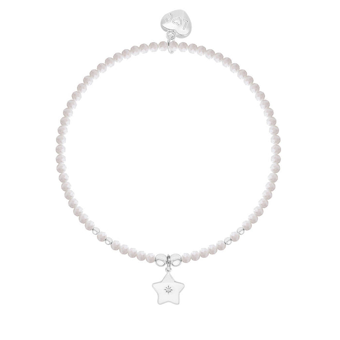 Life Charms Merry Christmas Crystal Charm Bracelet On A Hanging Card