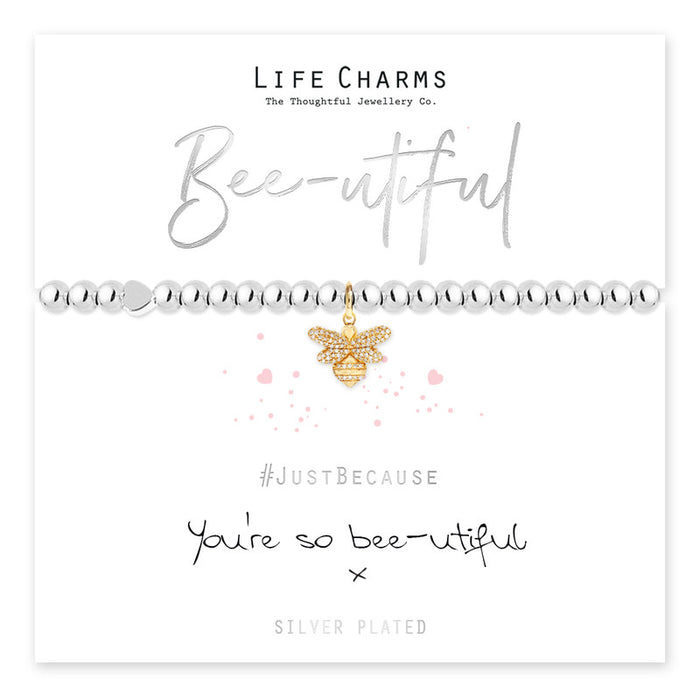 Life Charms Silver Bee-utiful Bracelet