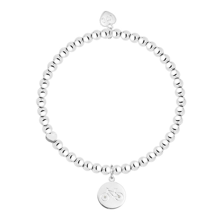 Life Charms Silver Cyclist Bracelet