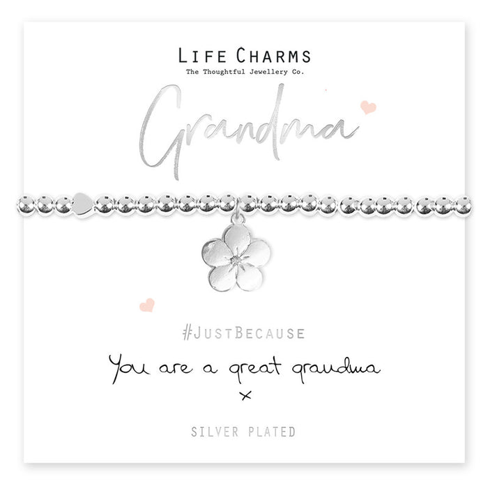 Life Charms Silver Great Grandma Bracelet