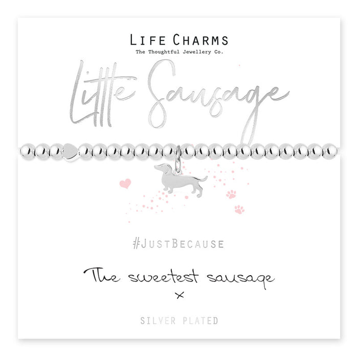 Life Charms Silver Little sausage Bracelet