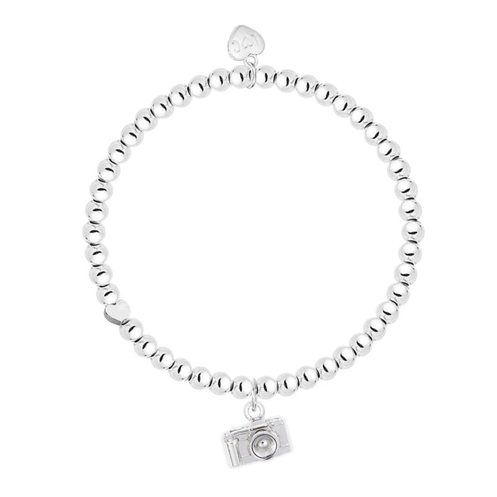 Life Charms Silver Selfie Queen Bracelet