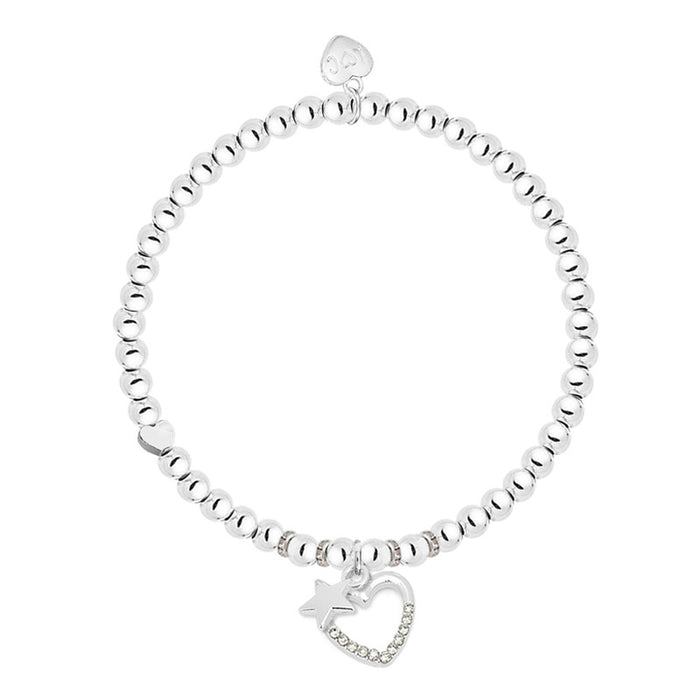 Life Charms Silver Happy Birthday Best Friend Bracelet