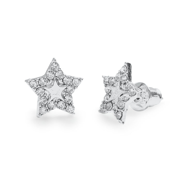 Life Charms Twinkle Stars Silver Studs