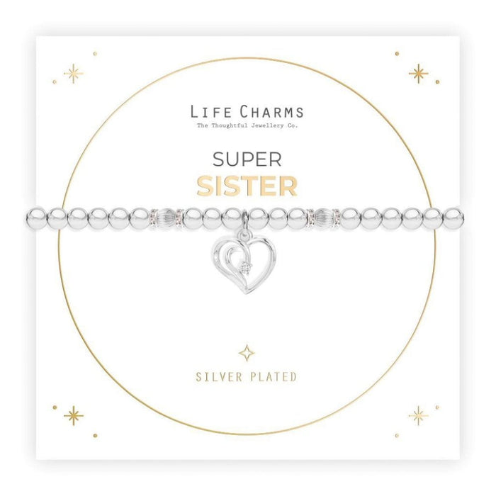 Life Charms Super Sister Christmas Sleeve Bracelet