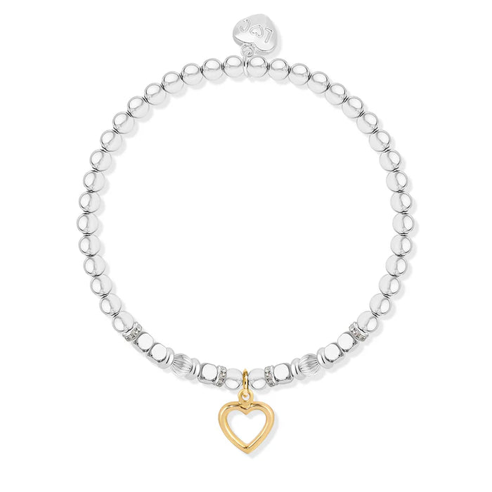 Life Charms Super Sister Sparkly Bracelet In Christmas Sleeve