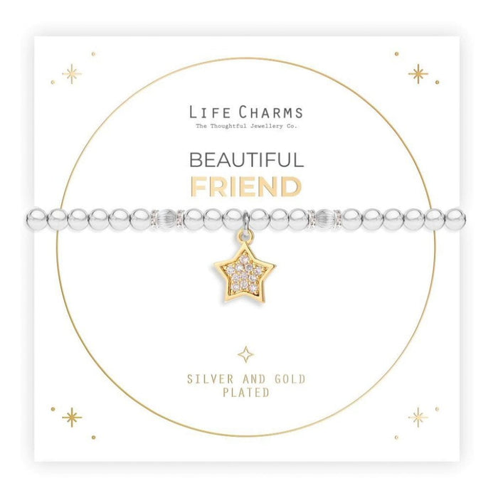 Life Charms Beautiful Friend Christmas Sleeve Bracelet