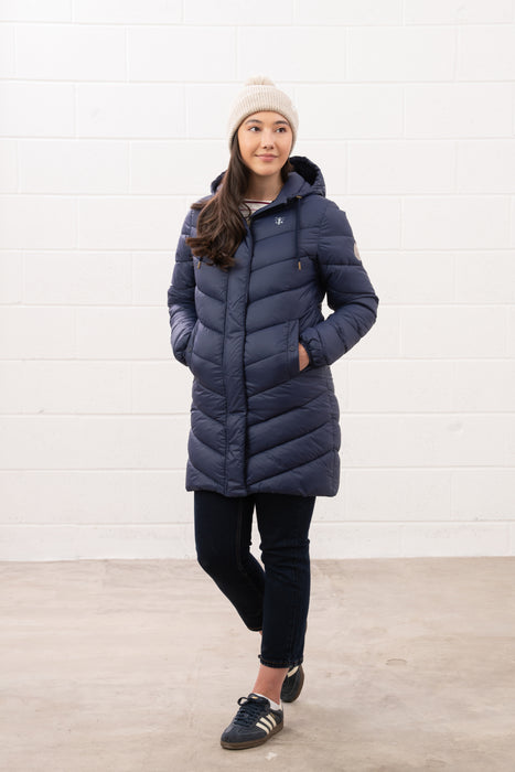Lighthouse Women's Laurel Coat In Navy