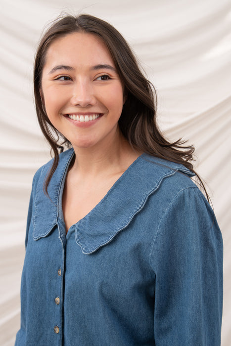 Lighthouse Women's Ada Blouse In Denim