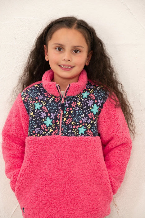 Lighthouse Cassie Fleece In  Pink Floral