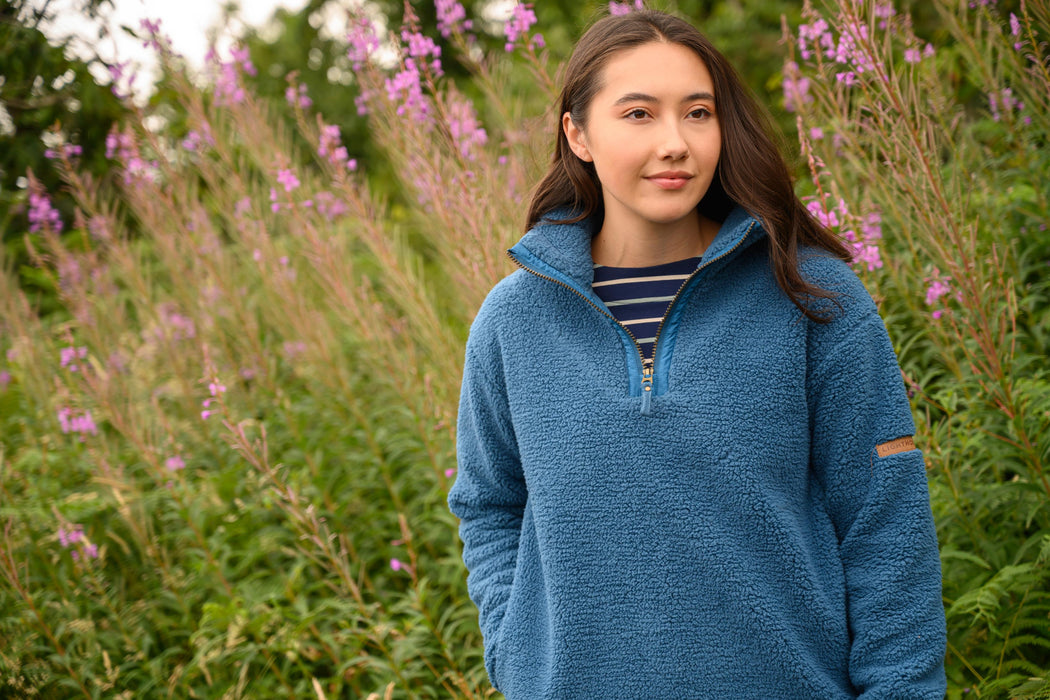 Lighthouse Women's Coast half Zip Fleece In Teal