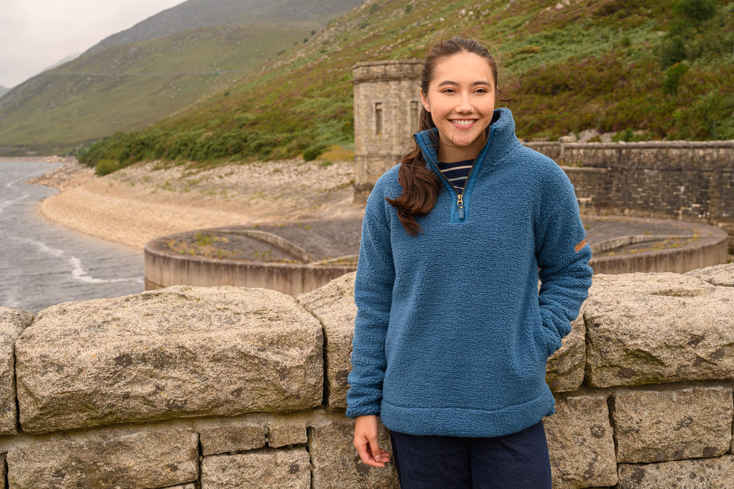 Lighthouse Women's Coast half Zip Fleece In Teal