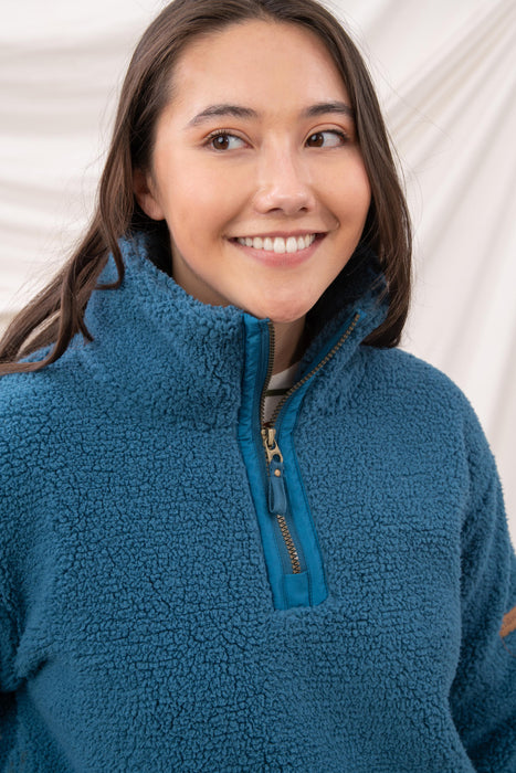 Lighthouse Women's Coast half Zip Fleece In Teal