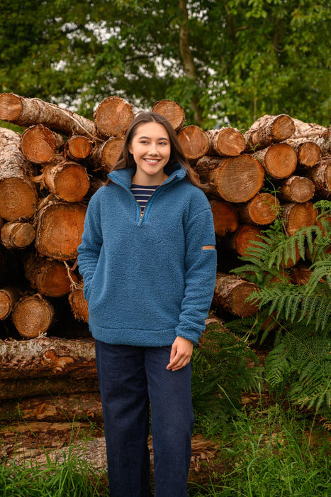 Lighthouse Women's Coast half Zip Fleece In Teal