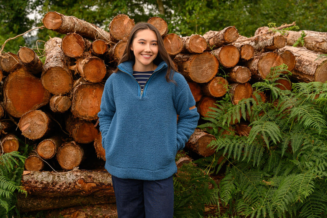 Lighthouse Women's Coast half Zip Fleece In Teal