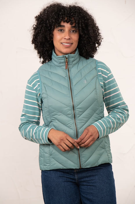 Lighthouse Women's Laurel Gilet In Duck Egg
