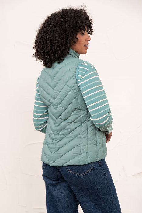 Lighthouse Women's Laurel Gilet In Duck Egg