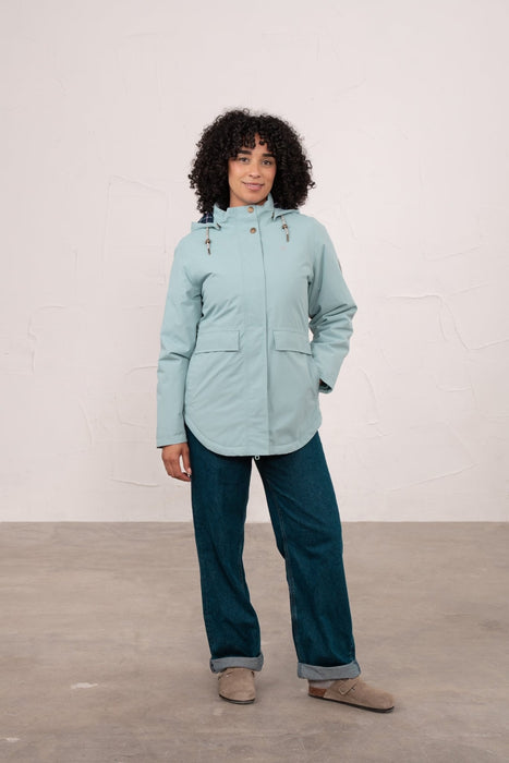 Lighthouse Women's Tess Coat In Duck Egg