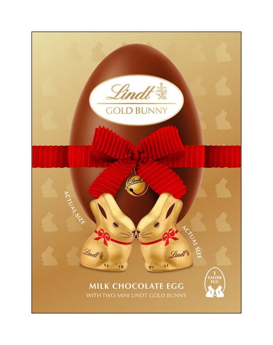 Lindor Gold Bunny Easter Egg Milk Chocolate 115g