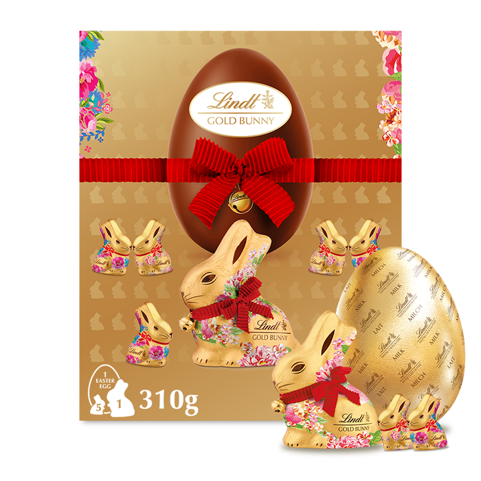 Lindor Gold Bunny Easter Egg Milk Chocolate 310g