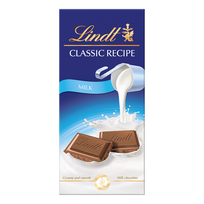 Lindt Classic Milk Chocolate Bar