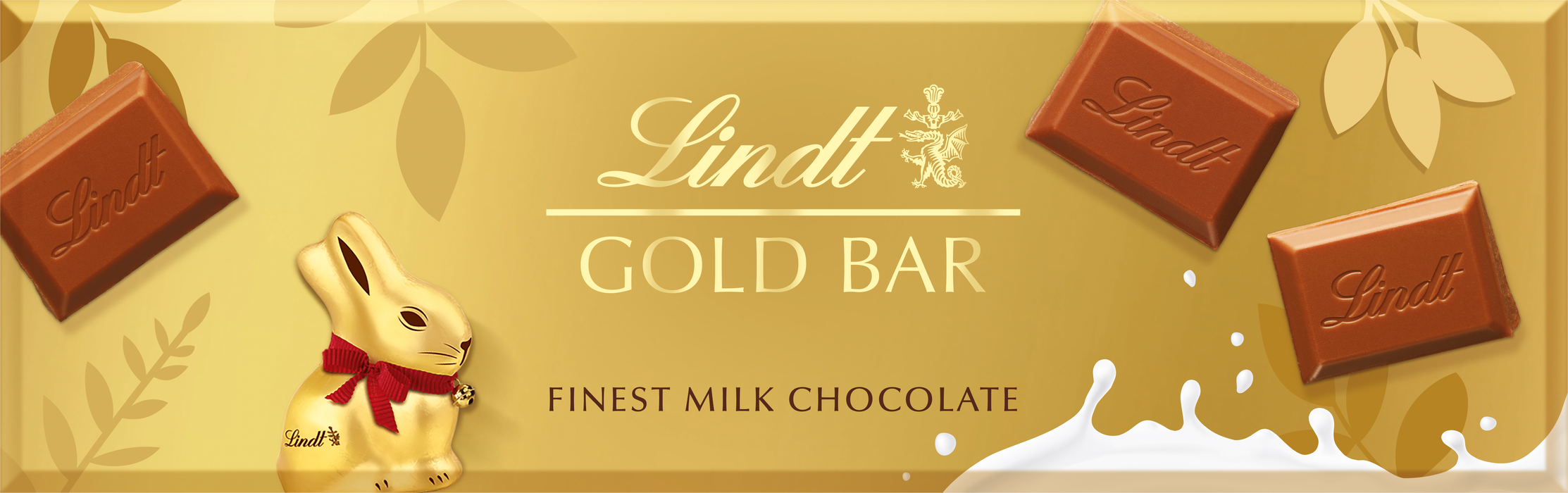 Lindt Easter Milk Chocolate Gold Bar