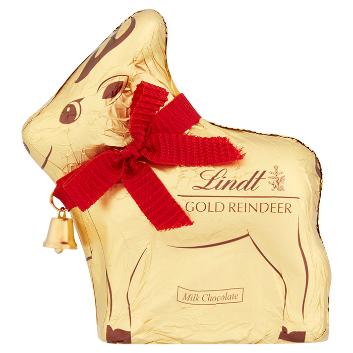 Lindt Gold Reindeer Milk Chocolate 100g