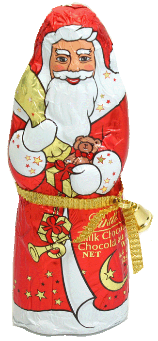 Lindt Santa Milk Chocolate 125g