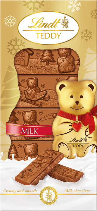 Lindt Teddy Bear Milk Chocolate Bar 120g