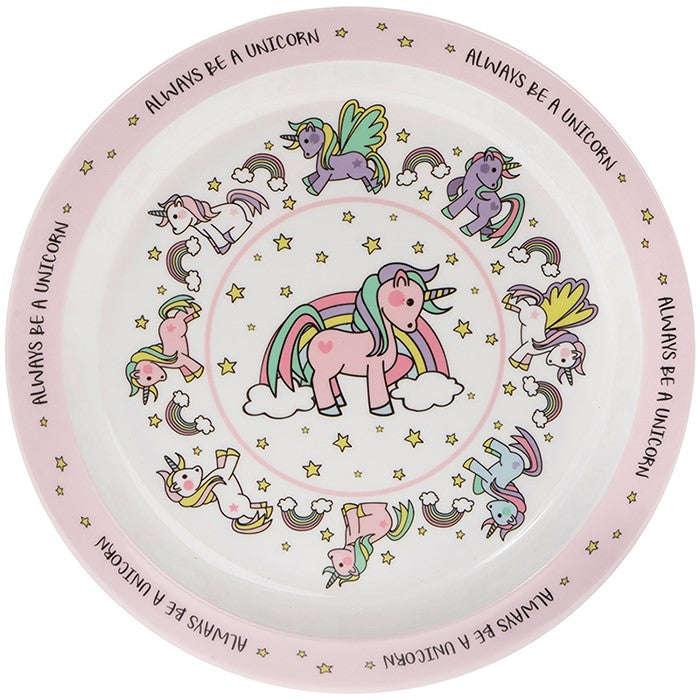 Little Stars Unicorn Plate